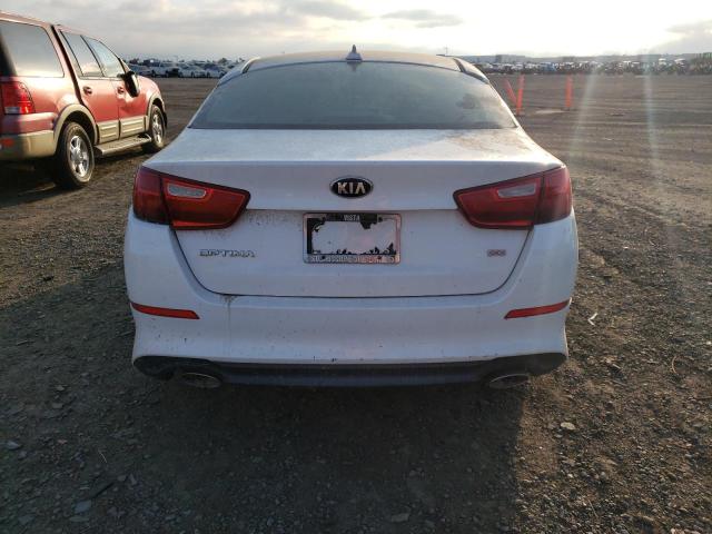 5XXGM4A71FG388224 - 2015 KIA OPTIMA LX WHITE photo 6