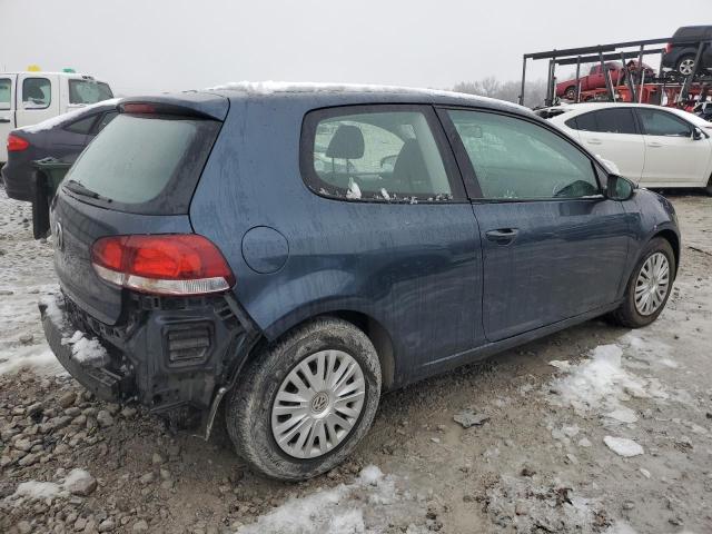 WVWBB7AJ7DW115040 - 2013 VOLKSWAGEN GOLF BLUE photo 3