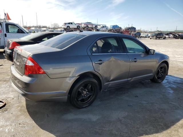 3FAHP0HA2AR428235 - 2010 FORD FUSION SE GRAY photo 3