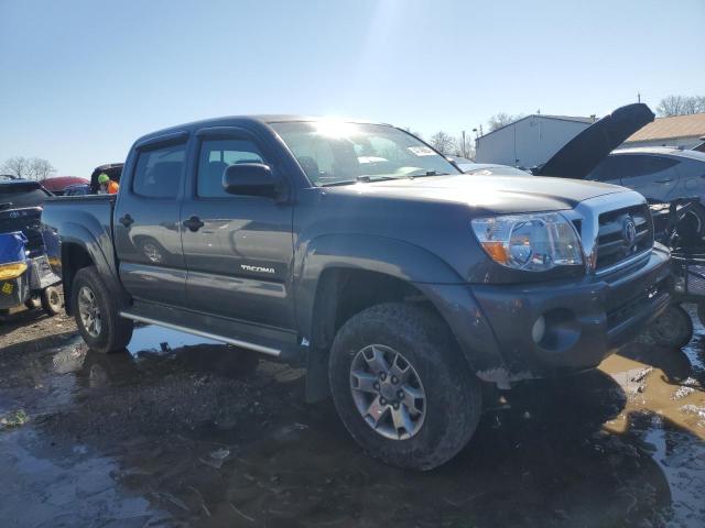 5TELU4ENXAZ692718 - 2010 TOYOTA TACOMA DOUBLE CAB GRAY photo 4