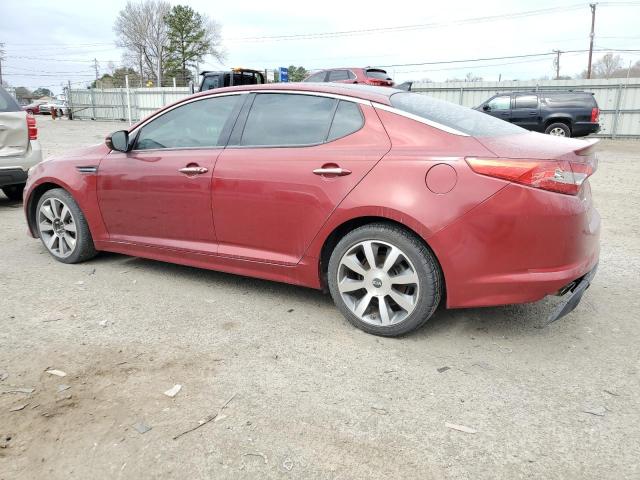 5XXGR4A60DG110386 - 2013 KIA OPTIMA SX RED photo 2