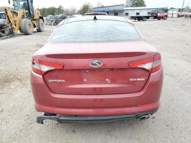 5XXGR4A60DG110386 - 2013 KIA OPTIMA SX RED photo 6