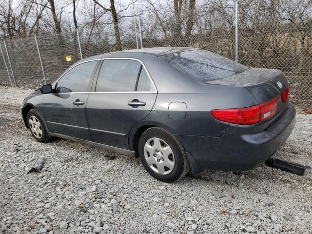 1HGCM56445A140077 - 2005 HONDA ACCORD LX CHARCOAL photo 2