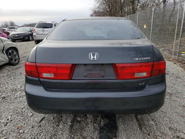 1HGCM56445A140077 - 2005 HONDA ACCORD LX CHARCOAL photo 6