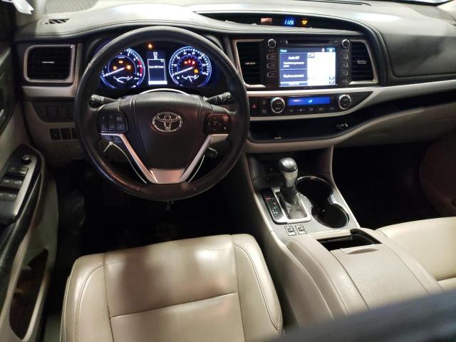 5TDJKRFH6ES052446 - 2014 TOYOTA HIGHLANDER XLE GRAY photo 8