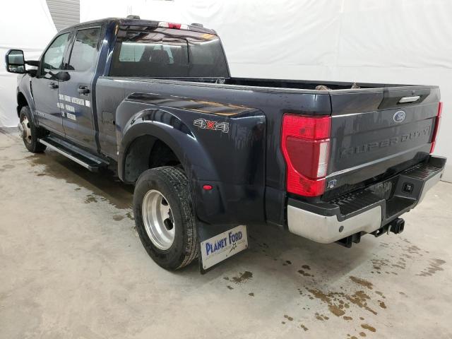 1FT8W3DT9NEC08699 - 2022 FORD F350 SUPER DUTY BLUE photo 2