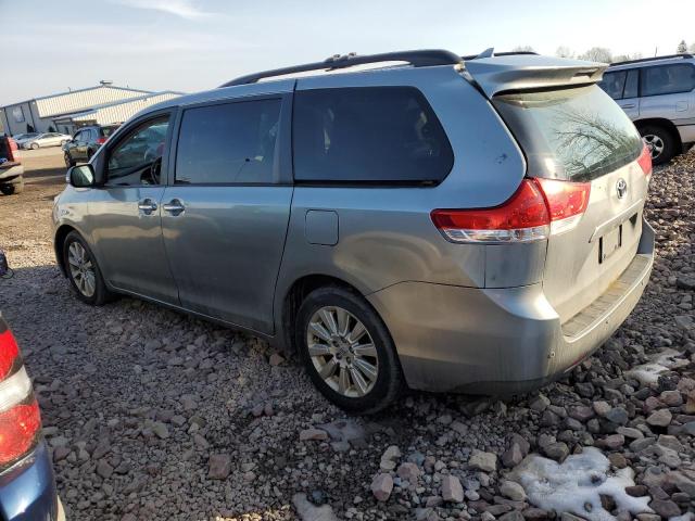 5TDDK3DC1ES075473 - 2014 TOYOTA SIENNA XLE SILVER photo 2