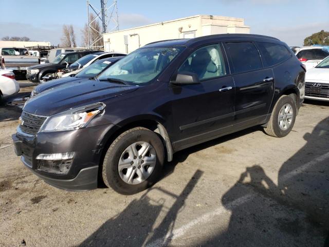 1GNKRFED3HJ252528 - 2017 CHEVROLET TRAVERSE LS CHARCOAL photo 1