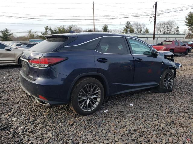 2T2YZMDA8NC334224 - 2022 LEXUS RX 350 F-SPORT BLUE photo 3