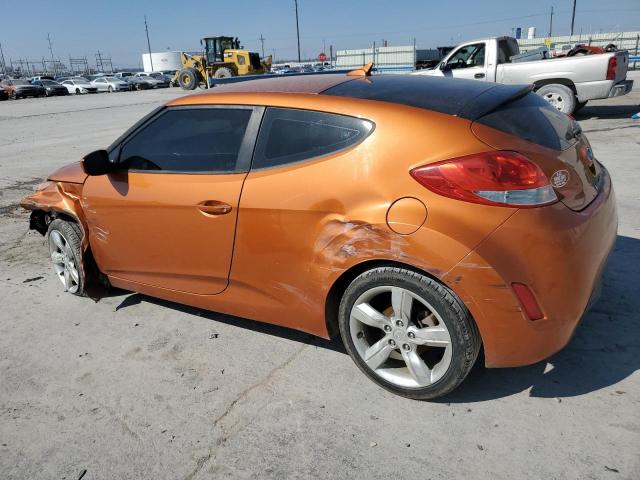 KMHTC6AD0DU170359 - 2013 HYUNDAI VELOSTER ORANGE photo 2