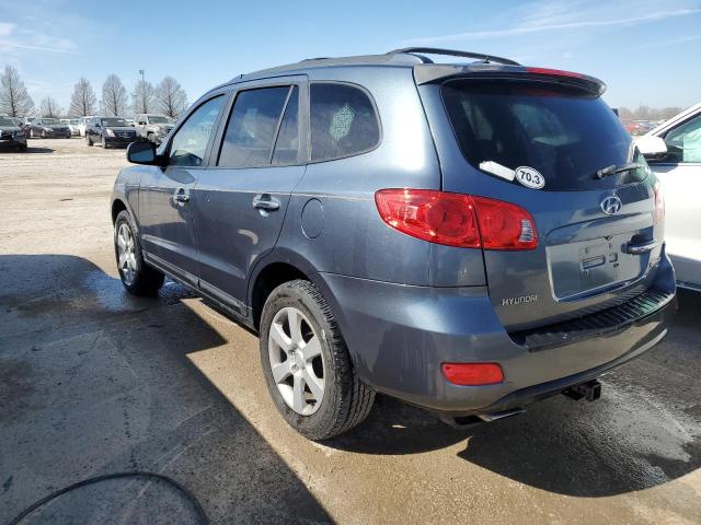 5NMSH13E49H316061 - 2009 HYUNDAI SANTA FE SE BLUE photo 2