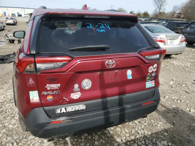 JTMH1RFV2KD005977 - 2019 TOYOTA RAV4 LE RED photo 6