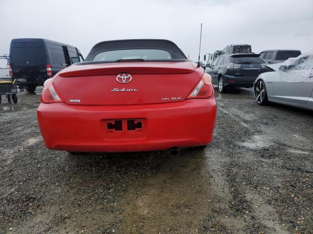 4T1FA38P55U042640 - 2005 TOYOTA CAMRY SOLA SE RED photo 6