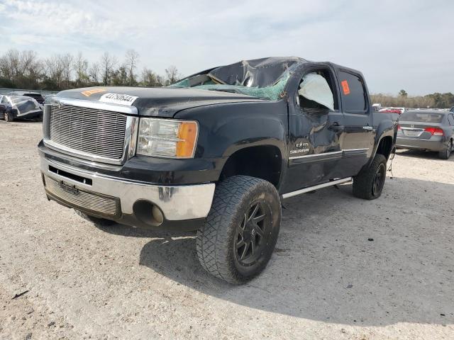 3GTRCVE03AG124149 - 2010 GMC SIERRA C1500 SLE BLACK photo 1