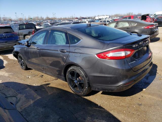 3FA6P0H72GR224166 - 2016 FORD FUSION SE GRAY photo 2