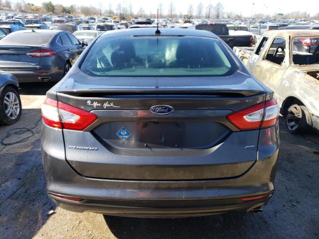 3FA6P0H72GR224166 - 2016 FORD FUSION SE GRAY photo 6