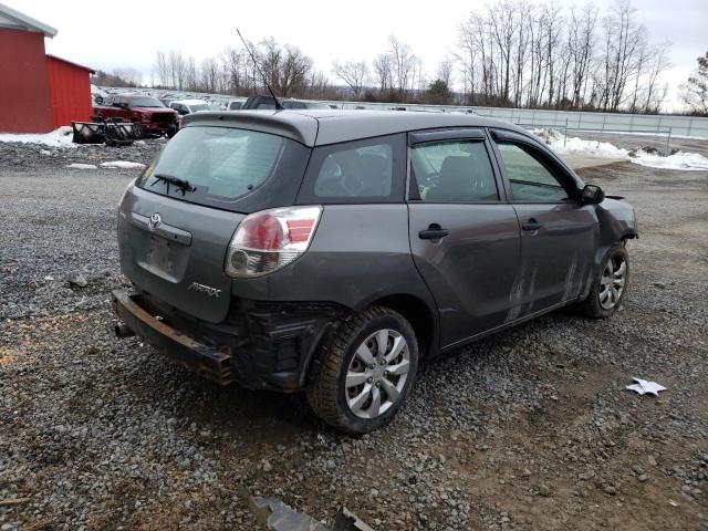 2T1KR32E28C720426 - 2008 TOYOTA COROLLA MA XR GRAY photo 3