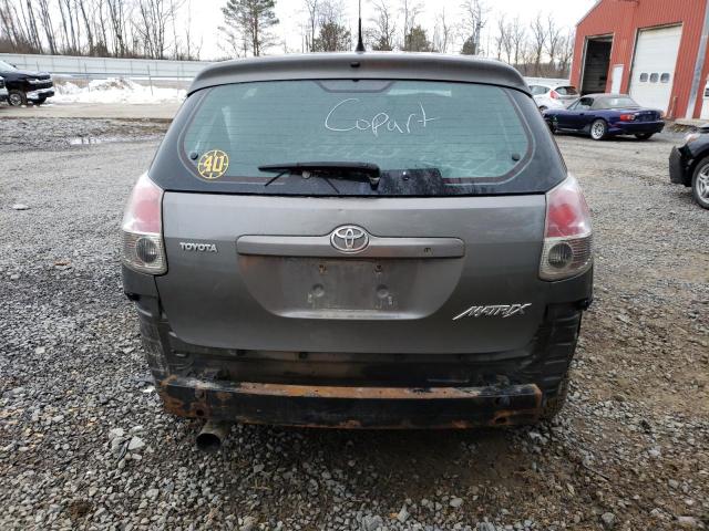 2T1KR32E28C720426 - 2008 TOYOTA COROLLA MA XR GRAY photo 6