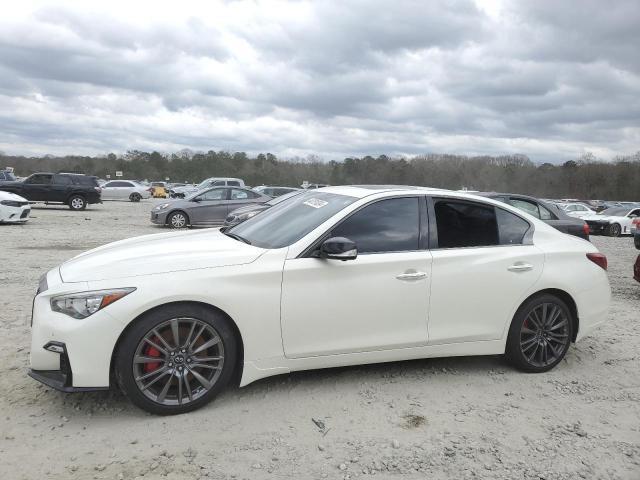 JN1FV7DP4MM850078 - 2021 INFINITI Q50 RED SPORT 400 WHITE photo 1