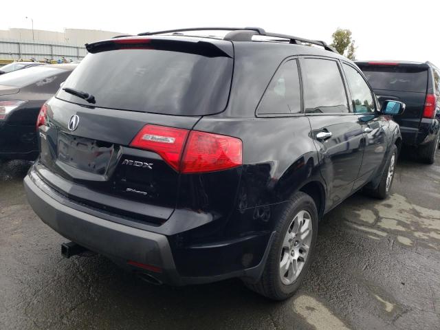 2HNYD28427H503524 - 2007 ACURA MDX TECHNOLOGY BLACK photo 3