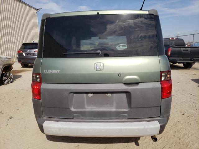 5J6YH18534L014927 - 2004 HONDA ELEMENT EX GREEN photo 6