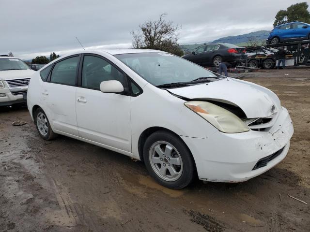 JTDKB20U353080627 - 2005 TOYOTA PRIUS WHITE photo 4