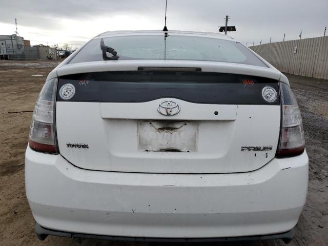 JTDKB20U353080627 - 2005 TOYOTA PRIUS WHITE photo 6