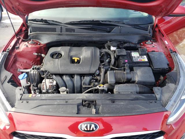 3KPF24ADXME306746 - 2021 KIA FORTE FE BURGUNDY photo 11