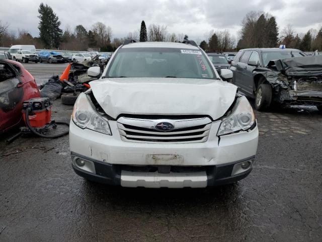 4S4BRDKC0C2287275 - 2012 SUBARU OUTBACK 3.6R LIMITED WHITE photo 5