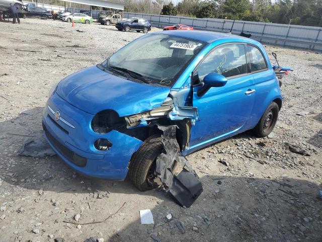 3C3CFFAR2GT161088 - 2016 FIAT 500 POP BLUE photo 1