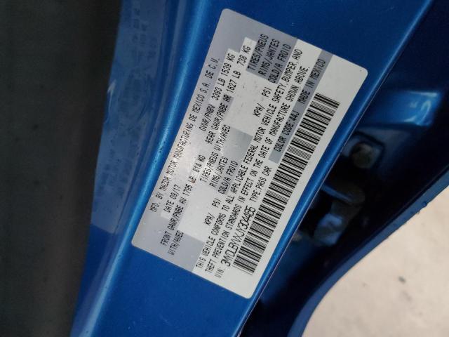 3MYDLBYVXJY304465 - 2018 TOYOTA YARIS IA BLUE photo 12