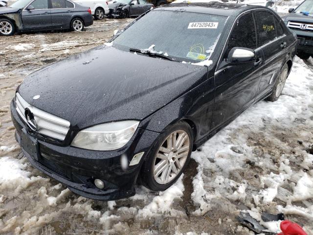 WDDGF54X68R023717 - 2008 MERCEDES-BENZ C-CLASS 300 BLACK photo 1