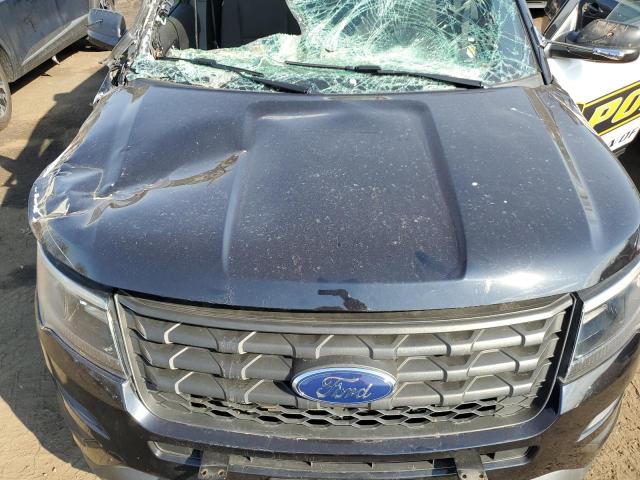 1FM5K8AR3KGA17053 - 2019 FORD EXPLORER POLICE INTERCEPTOR შავი ფოტო 11