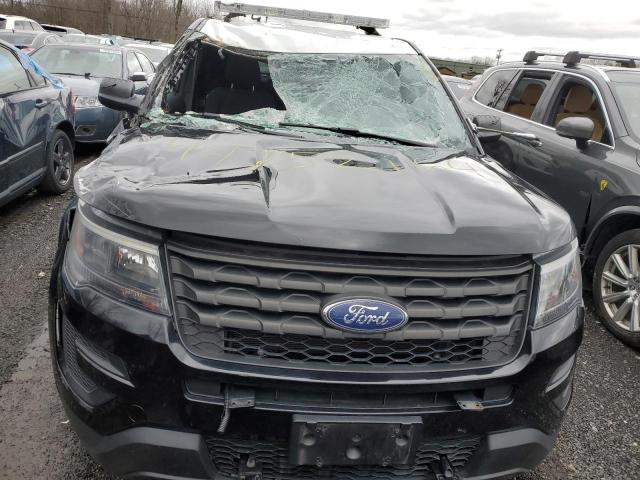 1FM5K8AR3KGA17053 - 2019 FORD EXPLORER POLICE INTERCEPTOR BLACK photo 5