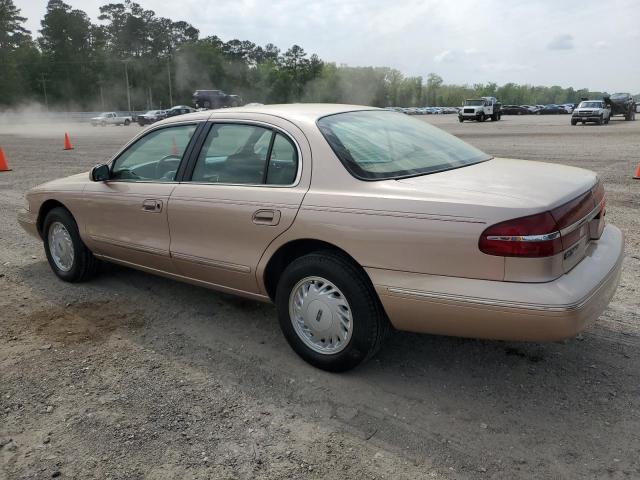 1LNLM97V6TY612390 - 1996 LINCOLN CONTINENTA BASE GOLD photo 2