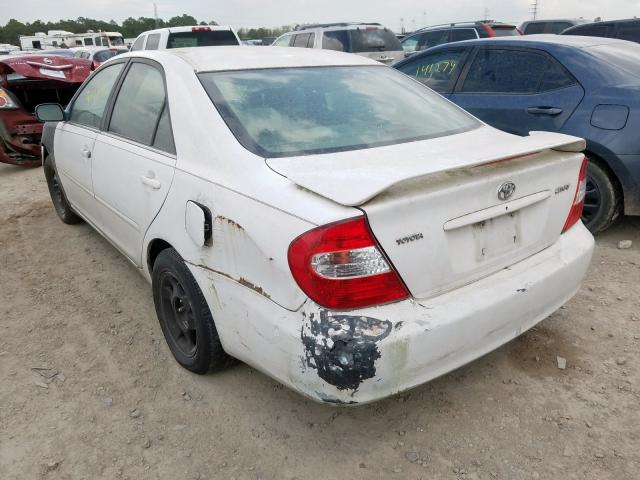 4T1BE32K34U360416 - 2004 TOYOTA CAMRY LE WHITE photo 3