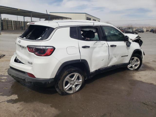 3C4NJDAN1PT534402 - 2023 JEEP COMPASS SPORT WHITE photo 3