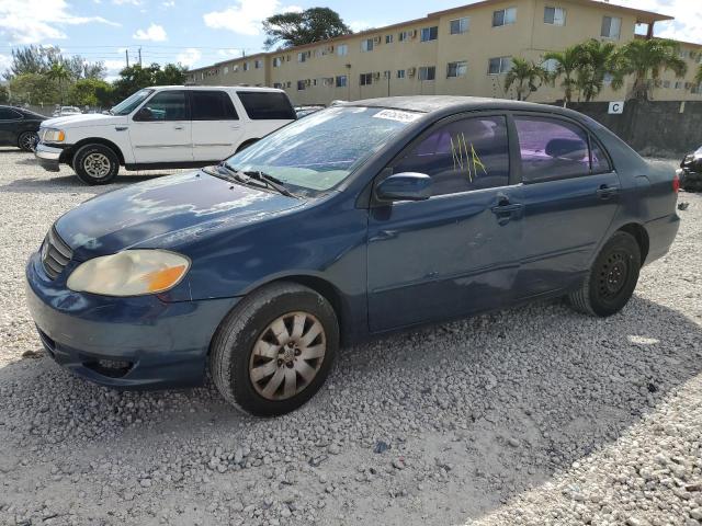 1NXBR32E54Z284034 - 2004 TOYOTA COROLLA CE BLUE photo 1