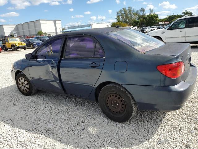 1NXBR32E54Z284034 - 2004 TOYOTA COROLLA CE BLUE photo 2