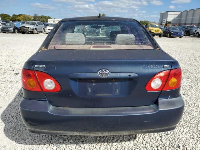 1NXBR32E54Z284034 - 2004 TOYOTA COROLLA CE BLUE photo 6