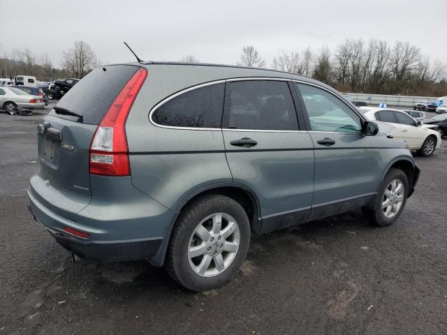 JHLRE4H46BC028882 - 2011 HONDA CR-V SE TEAL photo 3