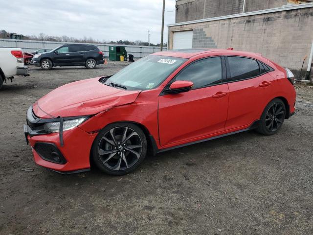 SHHFK7H95KU226392 - 2019 HONDA CIVIC SPORT TOURING RED photo 1