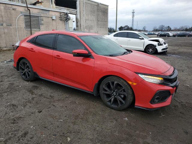 SHHFK7H95KU226392 - 2019 HONDA CIVIC SPORT TOURING RED photo 4