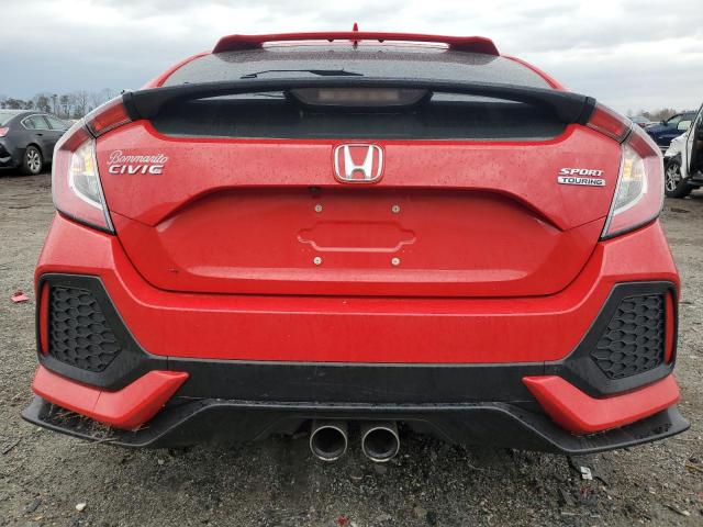 SHHFK7H95KU226392 - 2019 HONDA CIVIC SPORT TOURING RED photo 6