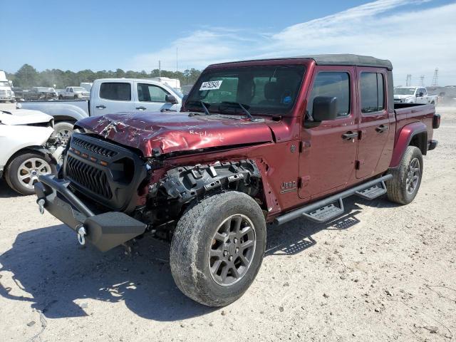 1C6HJTAG8ML532332 - 2021 JEEP GLADIATOR SPORT BURGUNDY photo 1