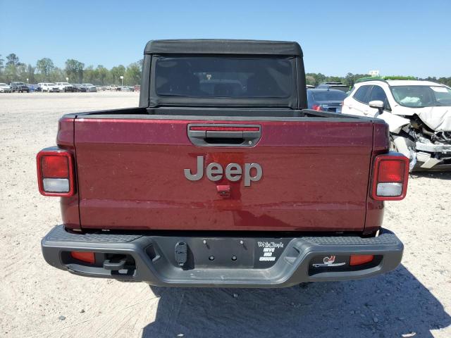 1C6HJTAG8ML532332 - 2021 JEEP GLADIATOR SPORT BURGUNDY photo 6