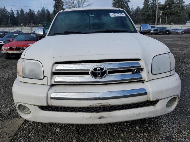 5TBRT34105S460792 - 2005 TOYOTA TUNDRA ACCESS CAB SR5 WHITE photo 5