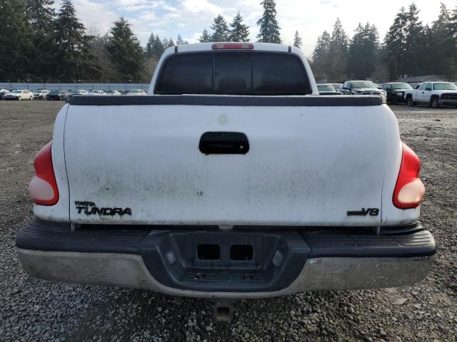 5TBRT34105S460792 - 2005 TOYOTA TUNDRA ACCESS CAB SR5 WHITE photo 6