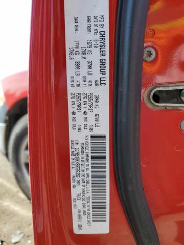 1D7RB1GKXBS526356 - 2011 DODGE RAM 1500 RED photo 12