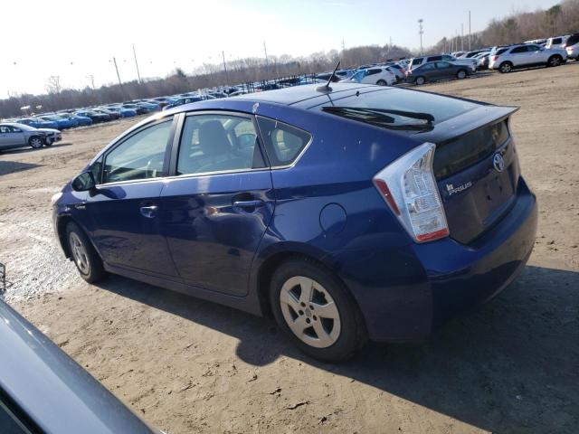 JTDKN3DUXA1011592 - 2010 TOYOTA PRIUS BLUE photo 2